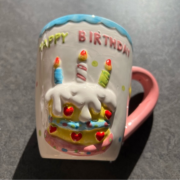 🎂 “HAPPY BIRTHDAY” Ceramic Mug – Festive Candle & Cake Design - Picture 6 of 8